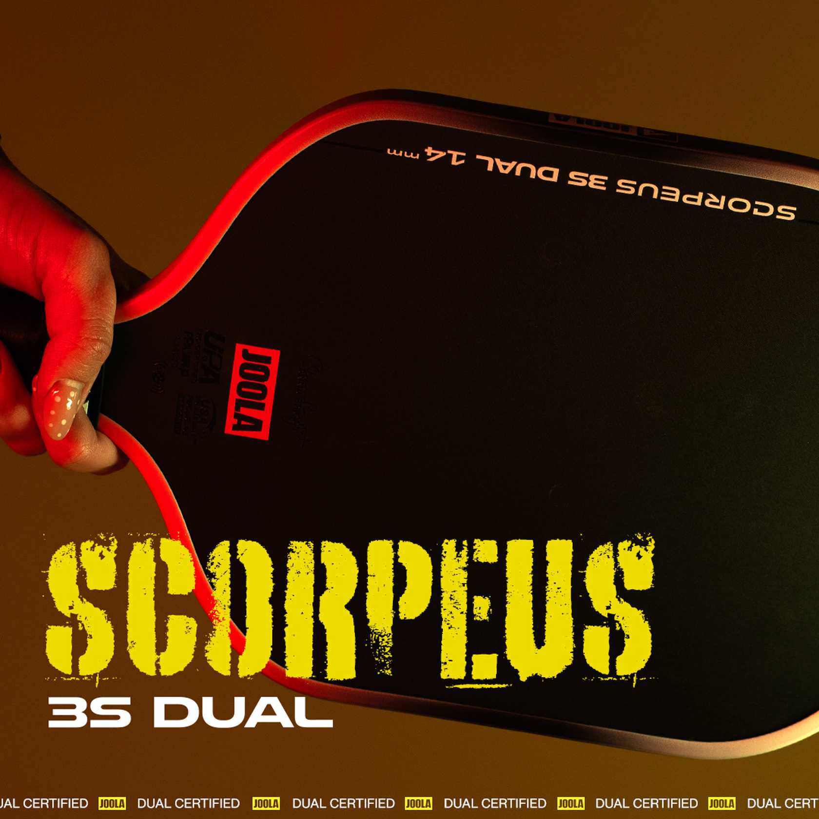 JOOLA Scorpeus 3S Dual 14mm Pickleball Paddle