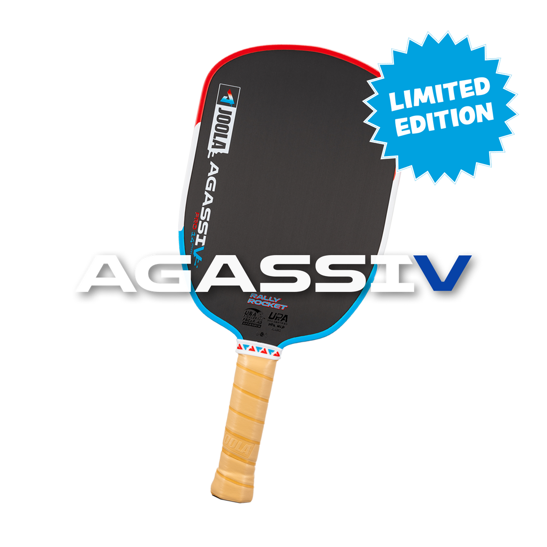 JOOLA Agassi Pro V Rally Rocket Pickleball Paddle